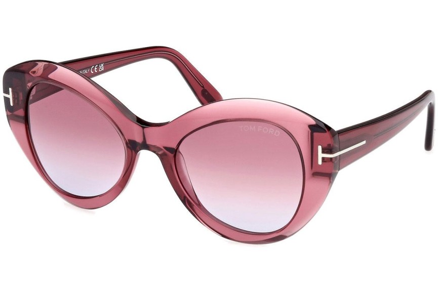 Solglasögon Tom Ford Guinevere FT1084 66Y Cat Eye Rosa