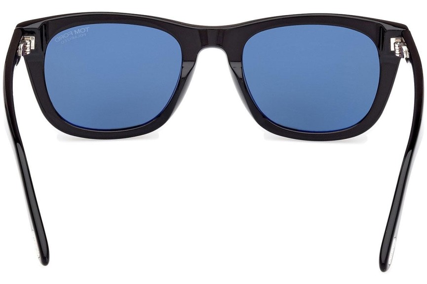 Solglasögon Tom Ford Kendel FT1076 01M Polarized Fyrkantig Svart