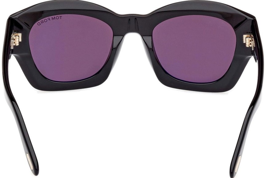 Solglasögon Tom Ford Guilliana FT1083 01A Fyrkantig Svart