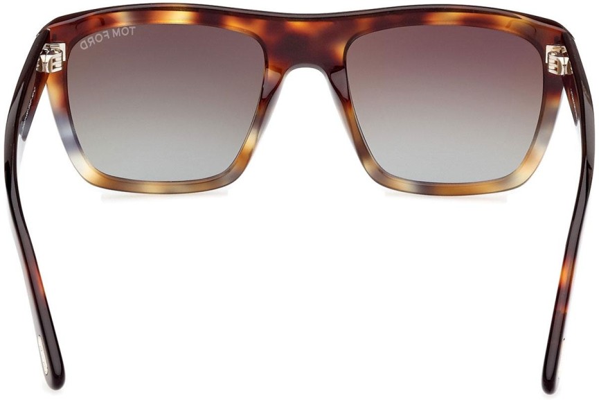 Solglasögon Tom Ford Alberto FT1077 55G Fyrkantig Havana