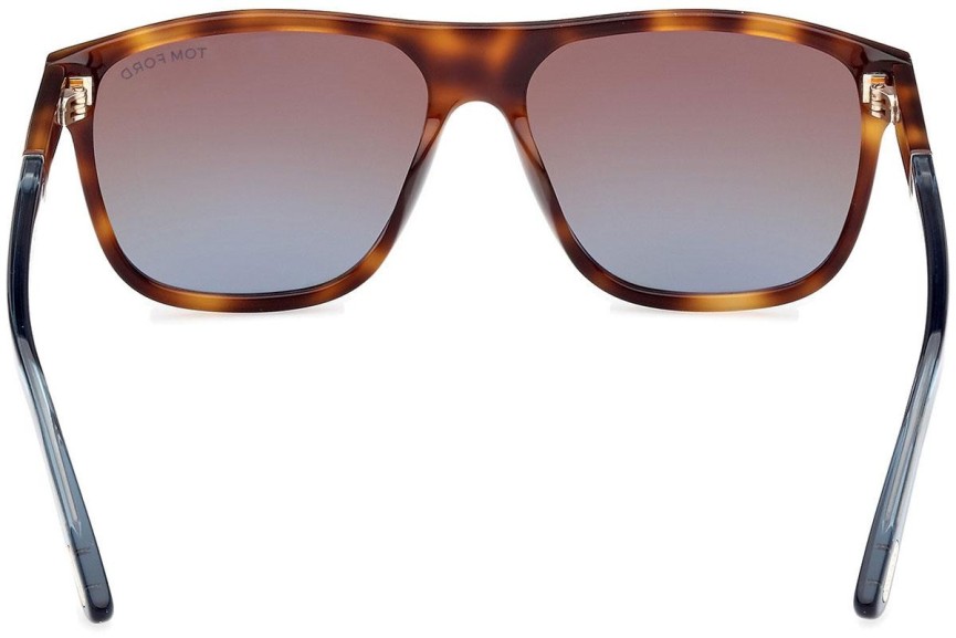 Solglasögon Tom Ford Frances FT1081 53F Fyrkantig Havana