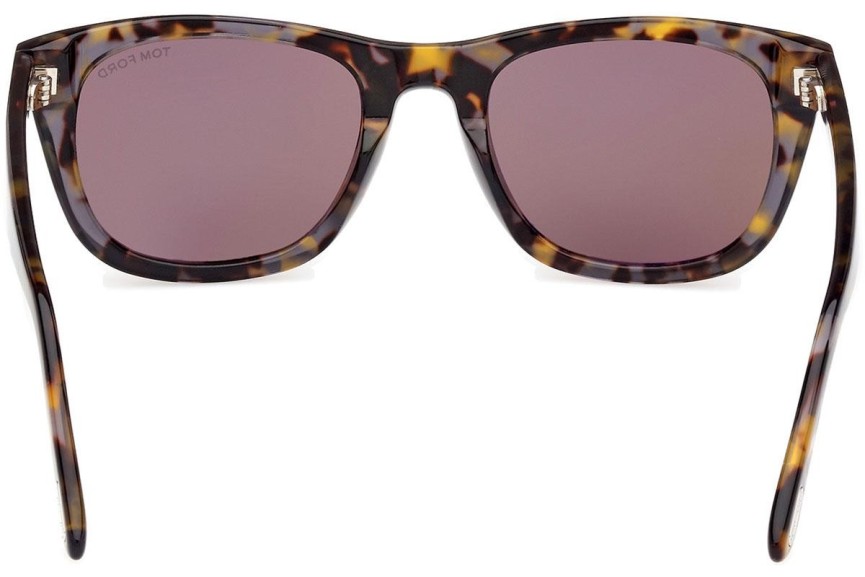 Solglasögon Tom Ford Kendel FT1076 55L Fyrkantig Havana