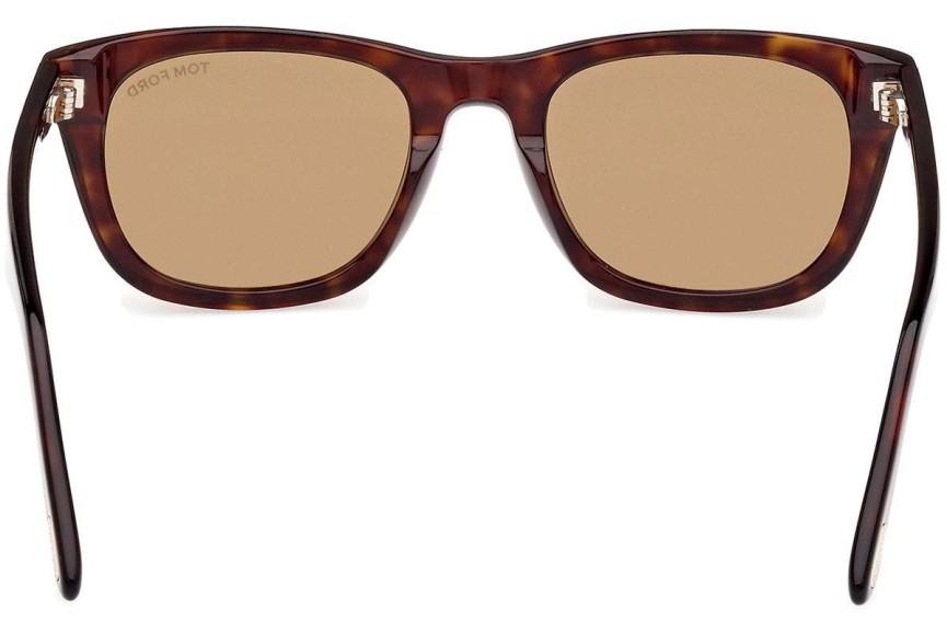 Solglasögon Tom Ford Kendel FT1076 52E Fyrkantig Havana