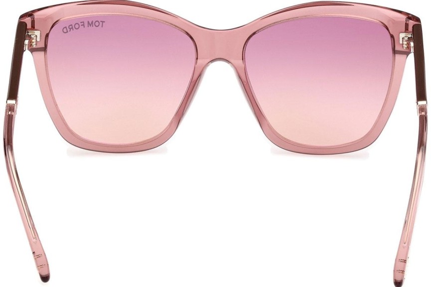 Solglasögon Tom Ford Lucia FT1087 72Z Fyrkantig Rosa