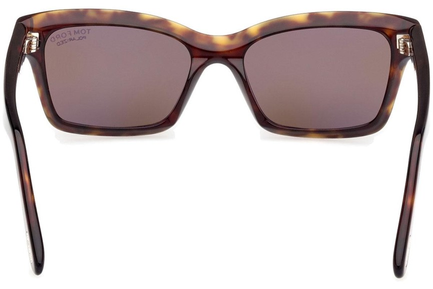 Solglasögon Tom Ford Mikel FT1085 52H Polarized Fyrkantig Havana