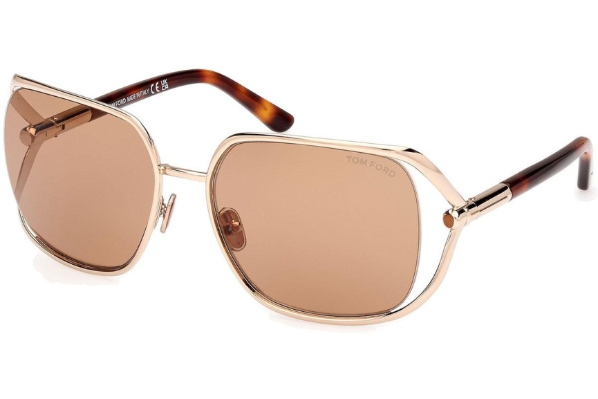 Solglasögon Tom Ford Goldie FT1092 28E Fyrkantig Guld