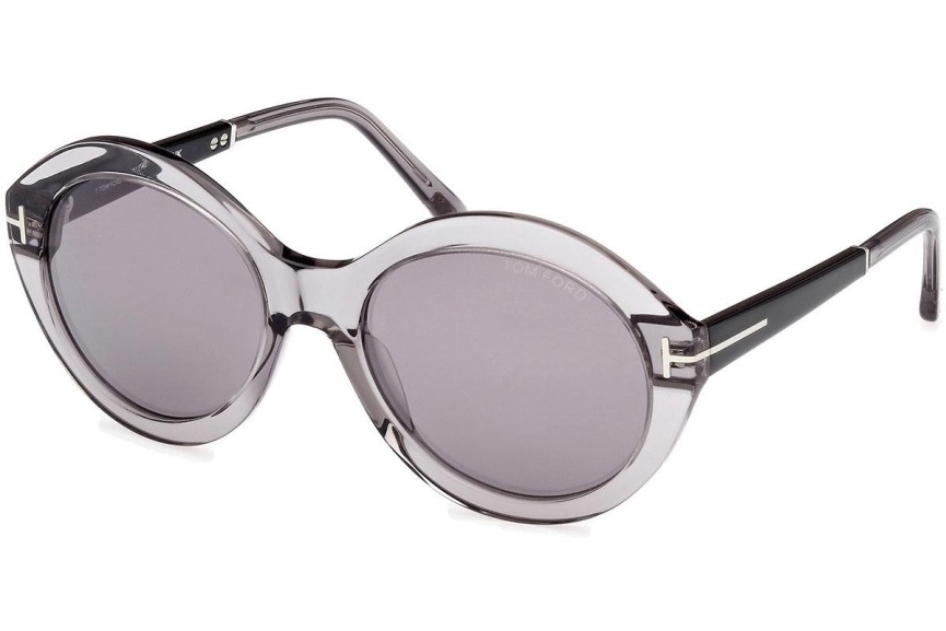 Solglasögon Tom Ford Seraphina FT1088 20C Runda Grå