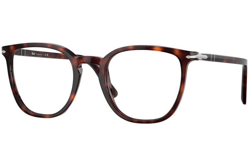 Glasögon Persol PO3338V 24 Fyrkantig Havana