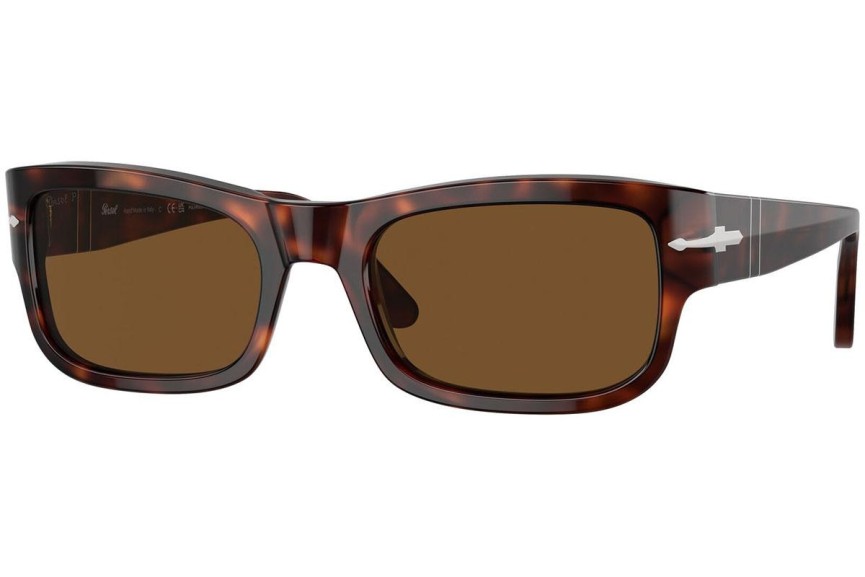 Solglasögon Persol PO3326S 24/57 Polarized Rektangulära Havana