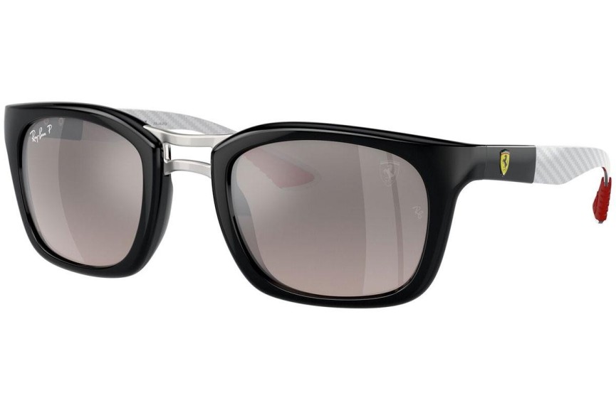 Solglasögon Ray-Ban RB8362M F6965J Polarized Fyrkantig Svart