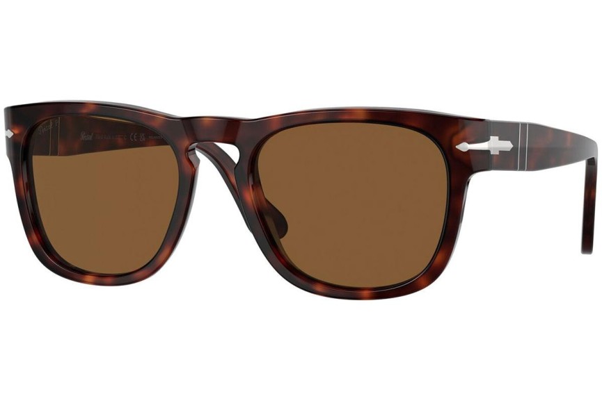 Solglasögon Persol PO3333S 24/57 Polarized Fyrkantig Havana