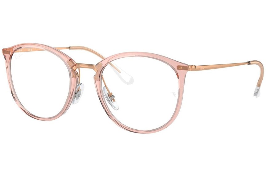 Glasögon Ray-Ban RX7140 8335 Runda Rosa