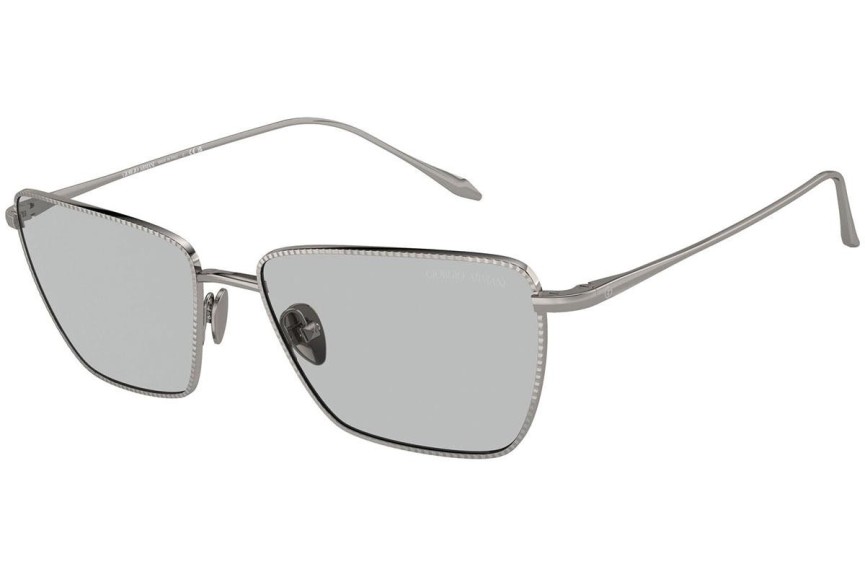 Solglasögon Giorgio Armani AR6153 301087 Fyrkantig Silver