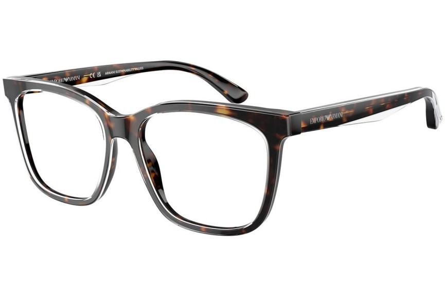 Glasögon Emporio Armani EA3228 6052 Fyrkantig Havana