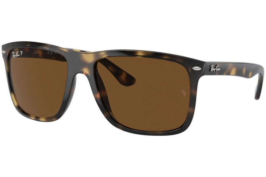 Solglasögon Ray-Ban Boyfriend Two RB4547 710/57 Polarized Fyrkantig Havana