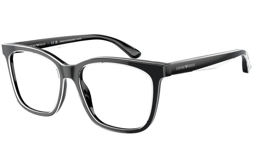 Glasögon Emporio Armani EA3228 6051 Fyrkantig Svart