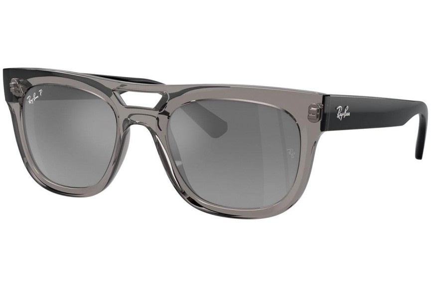 Solglasögon Ray-Ban RB4426 672582 Polarized Fyrkantig Grå