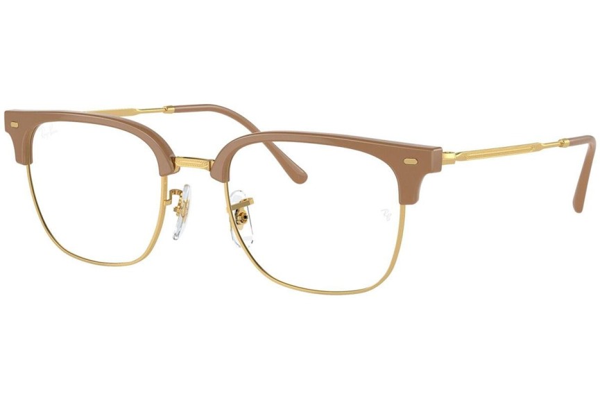 Glasögon Ray-Ban New Clubmaster RX7216 8342 Browline Beige