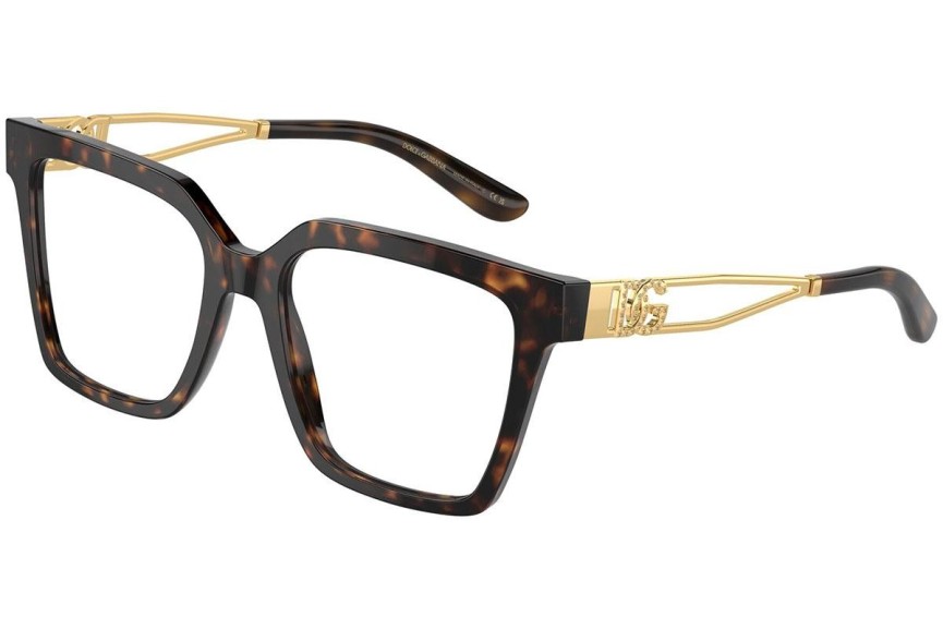 Glasögon Dolce & Gabbana DG3376B 502 Fyrkantig Havana