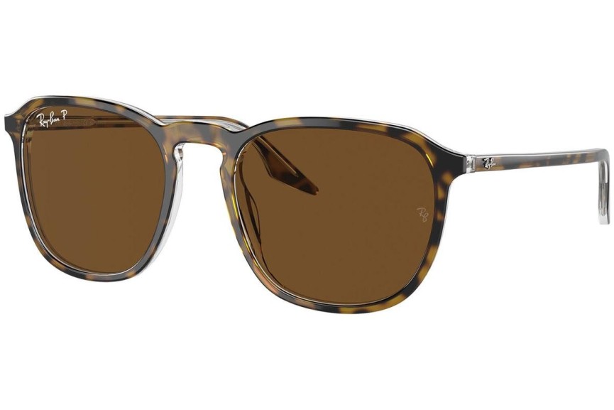 Solglasögon Ray-Ban RB2203 139357 Polarized Fyrkantig Havana