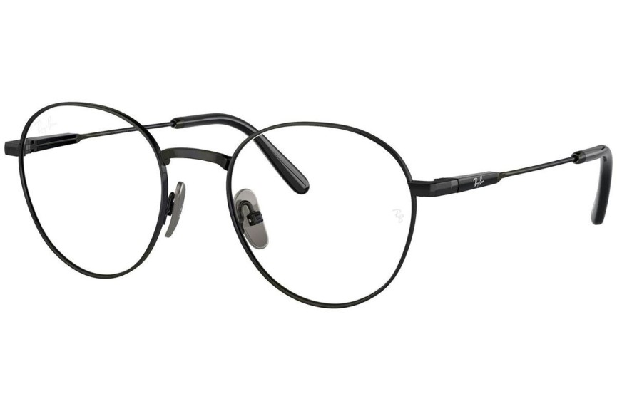 Glasögon Ray-Ban David Titanium RX8782 1244 Runda Svart