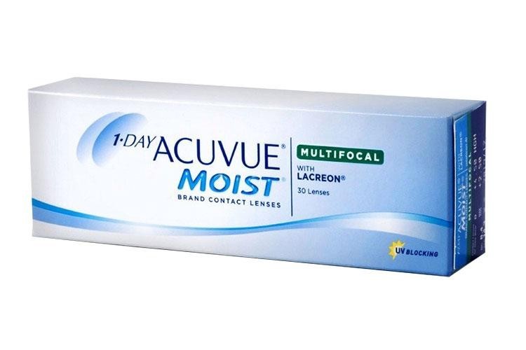 Kontaktlinser Daglig  1 Day Acuvue Moist Multifokale  With Lacreon (30 linser)