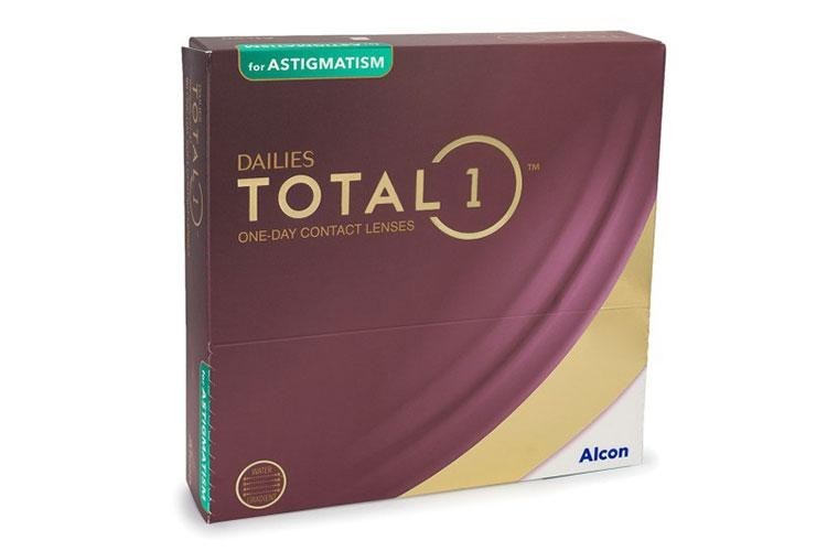 Kontaktlinser Daglig  Dailies TOTAL1 för Astigmatism (90 linser)