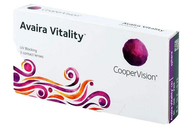 Kontaktlinser Månadsvis  Avaira Vitality (3 linser)