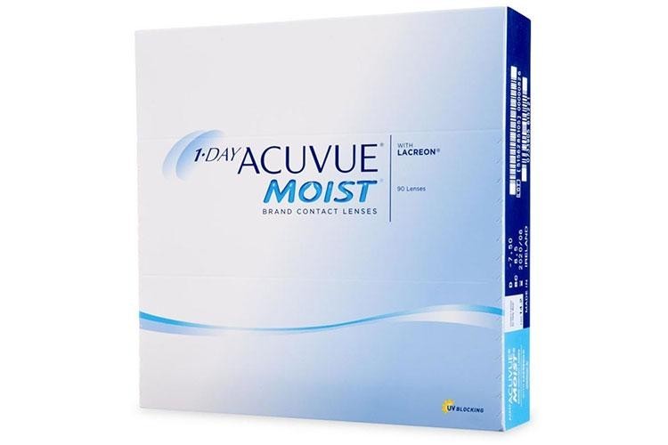 Kontaktlinser Daglig  1 Day Acuvue Moist (90 linser)