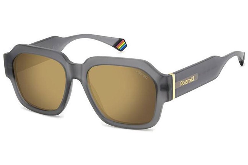 Solglasögon Polaroid PLD6212/S/X RIW/LM Polarized Rektangulära Grå