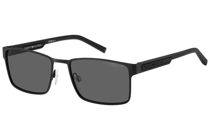 Solglasögon Tommy Hilfiger TH2087/S 003/M9 Polarized Rektangulära Svart