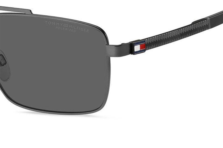 Solglasögon Tommy Hilfiger TH2078/S SVK/M9 Polarized Rektangulära Grå