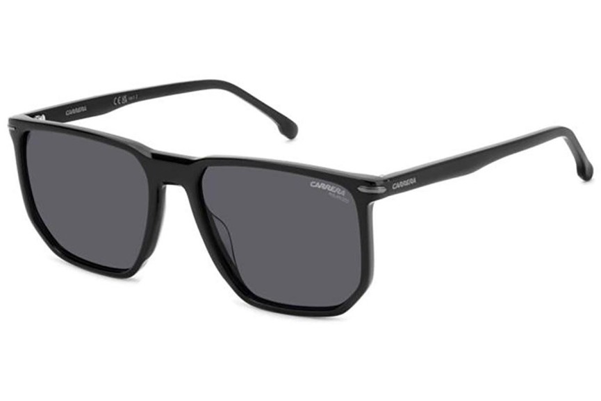 Solglasögon Carrera CARRERA329/S 08A/M9 Polarized Rektangulära Svart