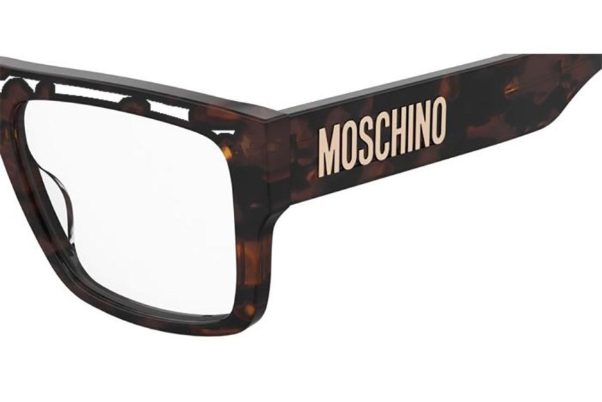 Glasögon Moschino MOS637 086 Flat Top Havana