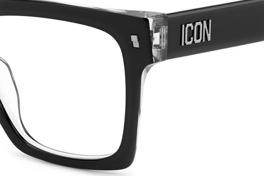 Glasögon Dsquared2 ICON0019 7C5 Rektangulära Svart