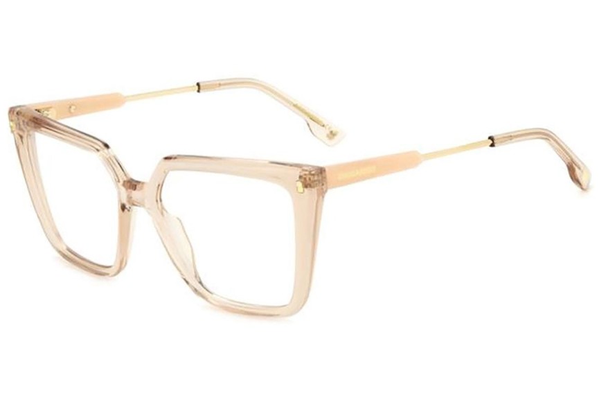 Glasögon Dsquared2 D20136 35J Rektangulära Beige