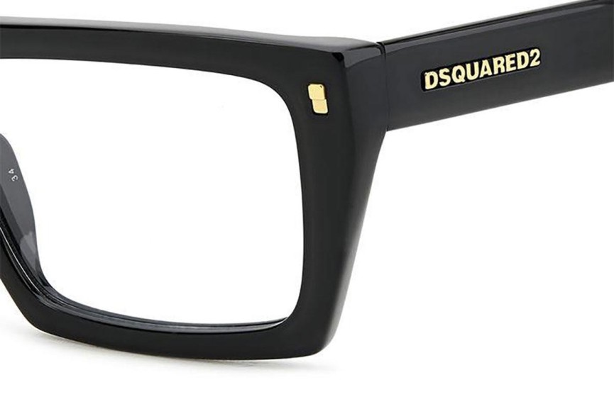 Glasögon Dsquared2 D20130 807 Flat Top Svart