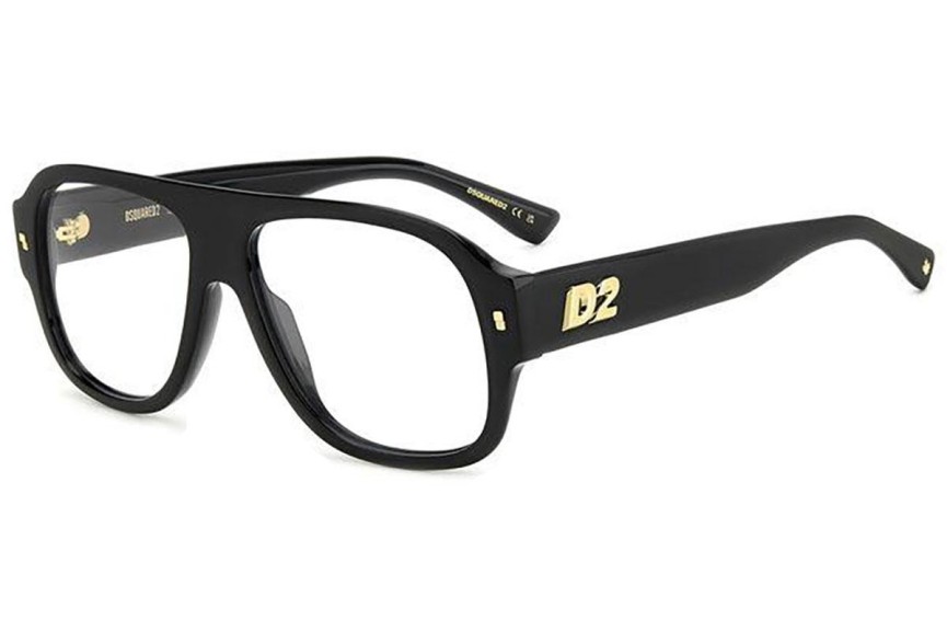 Glasögon Dsquared2 D20125 807 Flat Top Svart