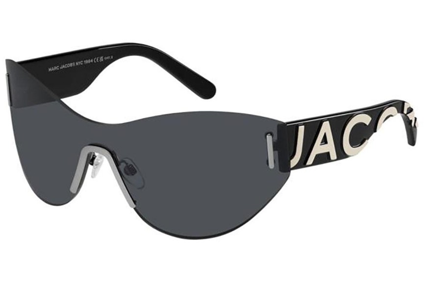 Solglasögon Marc Jacobs MARC737/S 807/IR Enkel Lins | Shield Svart