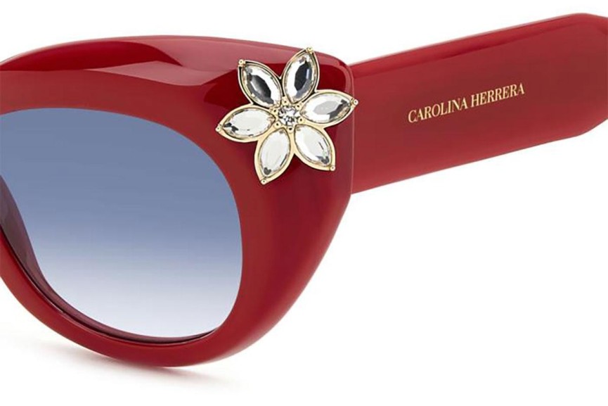 Solglasögon Carolina Herrera HER0215/S C9A/08 Cat Eye Röd