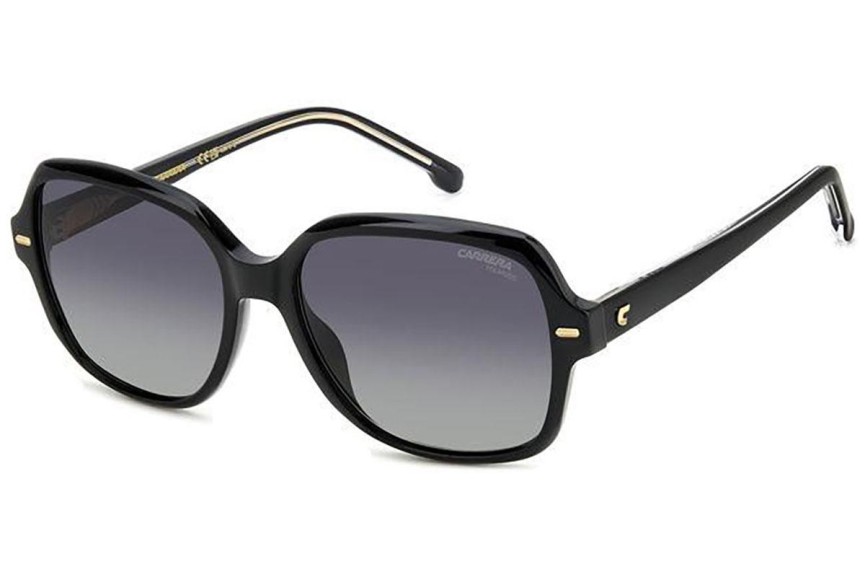 Solglasögon Carrera CARRERA3028/S 807/WJ Polarized Fyrkantig Svart