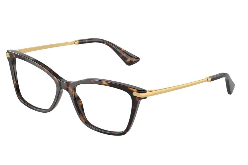 Glasögon Dolce & Gabbana DG3393 502 Cat Eye Havana