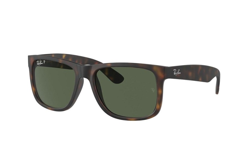 Solglasögon Ray-Ban Justin RB4165 865/9A Polarized Fyrkantig Havana