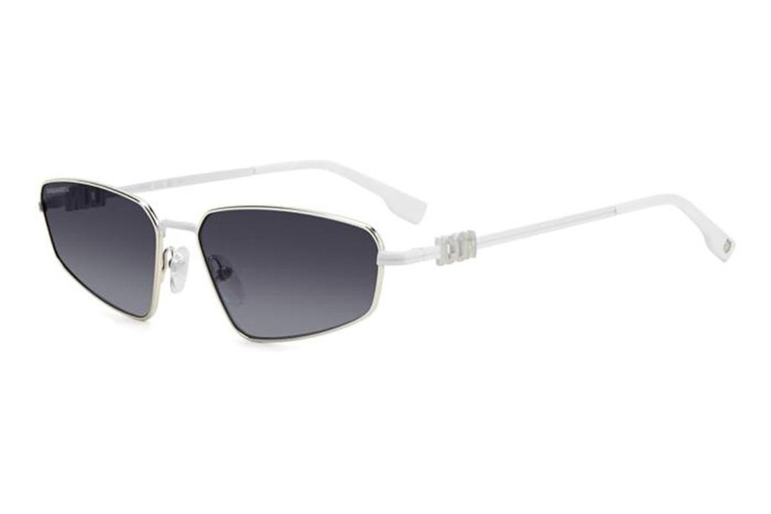 Solglasögon Dsquared2 ICON0015/S 85L/9O Rektangulära Silver