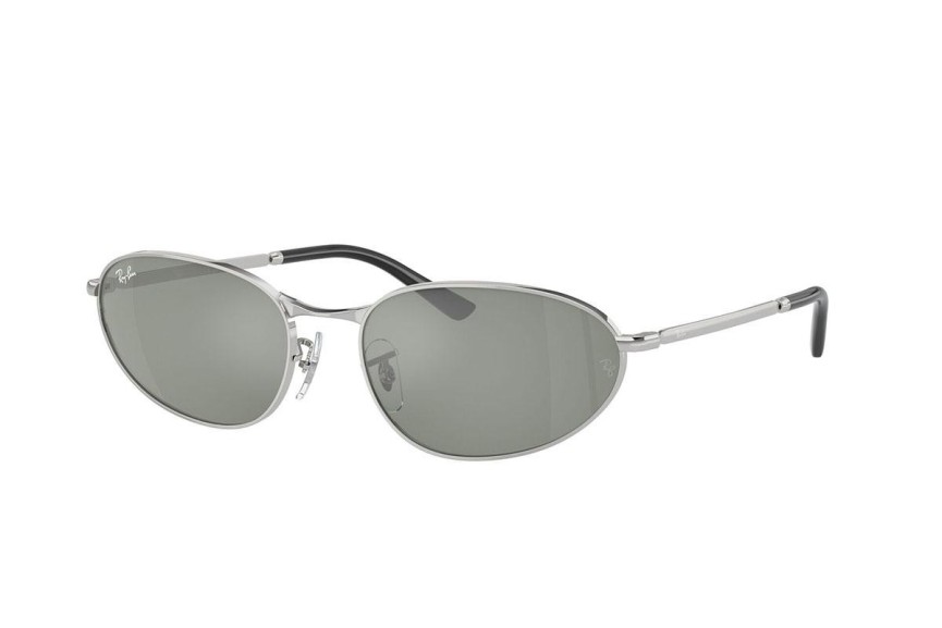 Solglasögon Ray-Ban RB3734 003/40 Oval Silver