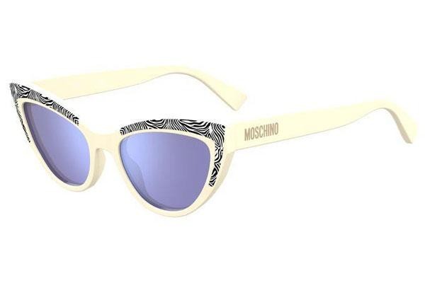 Solglasögon Moschino MOS094/S SZJ/35 Cat Eye Vit