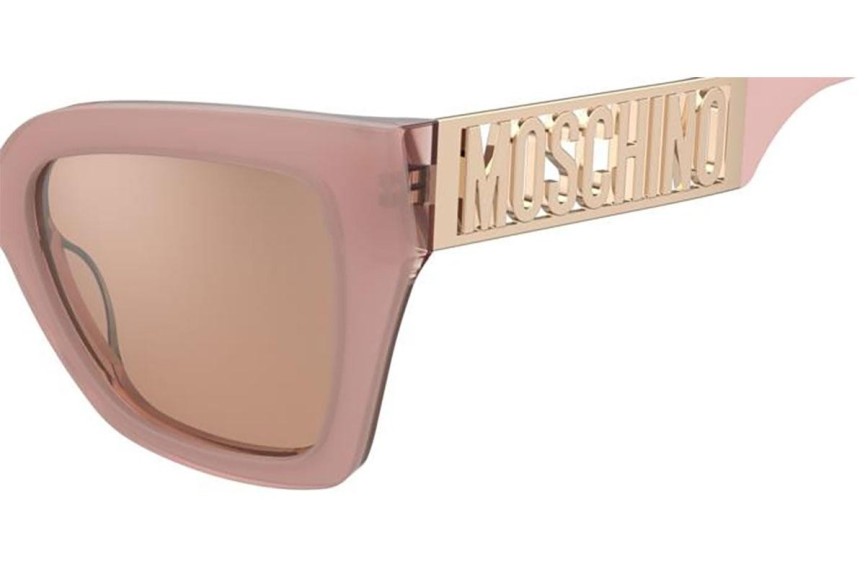 Solglasögon Moschino MOS161/S 35J/2S Rektangulära Rosa