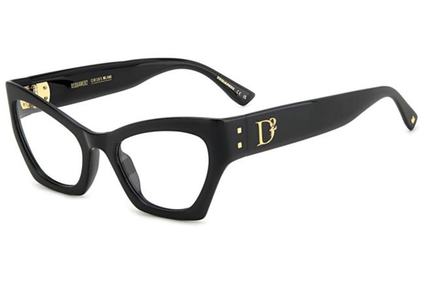 Glasögon Dsquared2 D20133 807 Cat Eye Svart