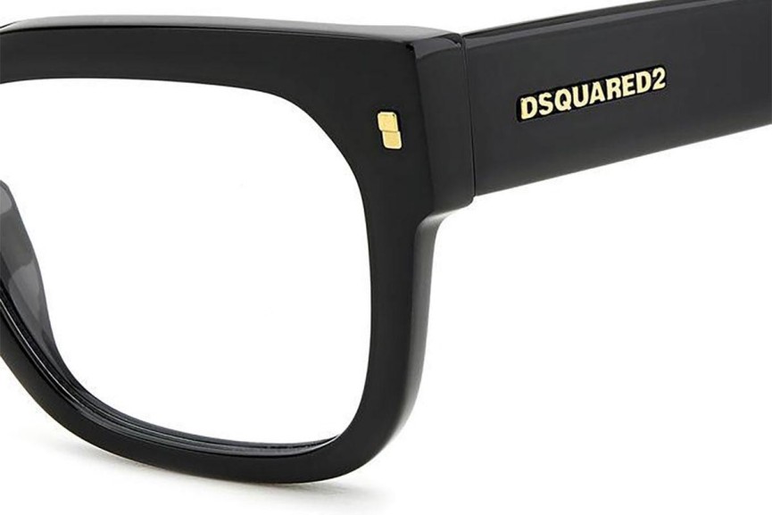 Glasögon Dsquared2 D20129 807 Rektangulära Svart