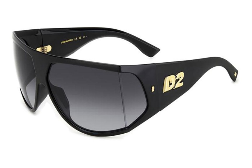 Solglasögon Dsquared2 D20124/S 2M2/9O Flat Top Svart